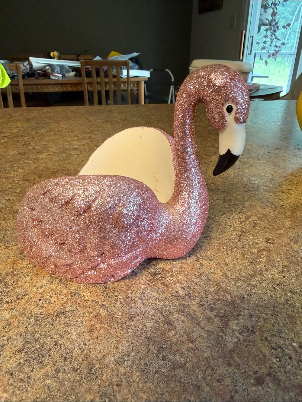 Bath & Body Works Pink Glitter Flamingo Accent